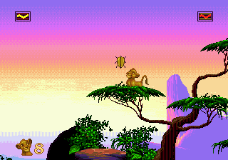 The Lion King screenshot 4 for Sega Mega Drive
